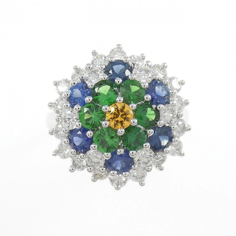 Nhẫn đá màu 750WG - Hàng hiệu Authentic 849930