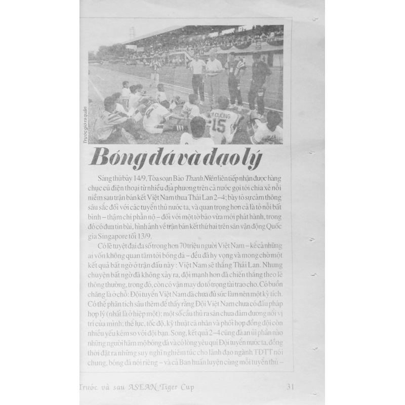 Bóng đá Việt Nam trước & sau Asean Tiger Cup 275406