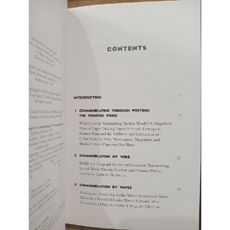 Communication - Robert Gardner 526933