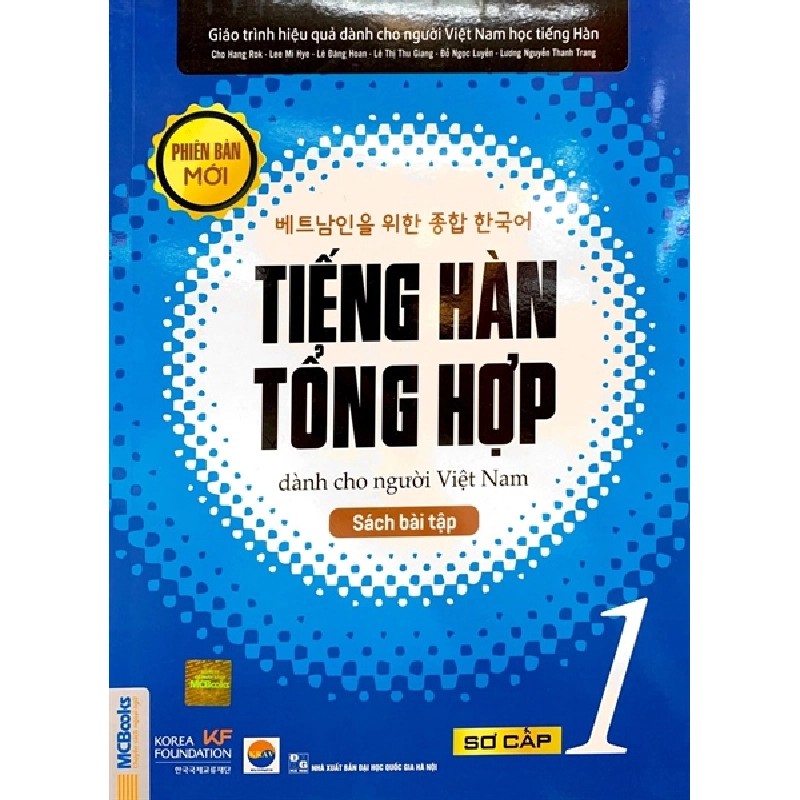 Tiếng Hàn tổng hợp sách bài tập sơ cấp 1 - MCBooks - TB 2025 [TSTK] 1018267