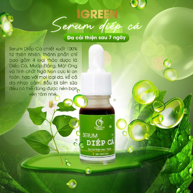 Serum diếp cá IGREEN dành cho da mụn 99491