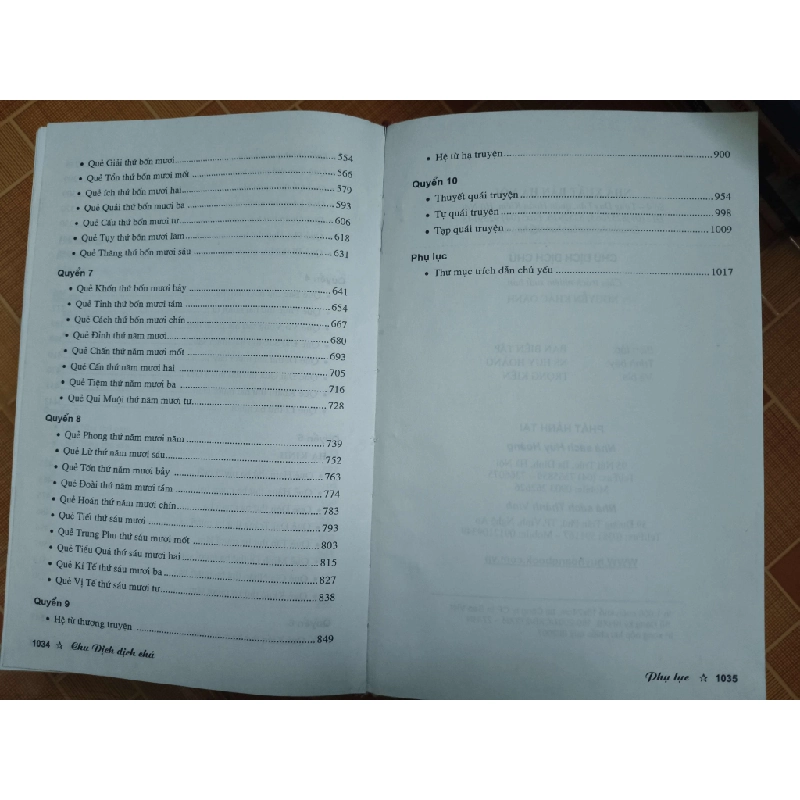 Chu dịch dịch chú - 2007 - 1035 trang Lịch sử thế giới ANTQ2702 930509