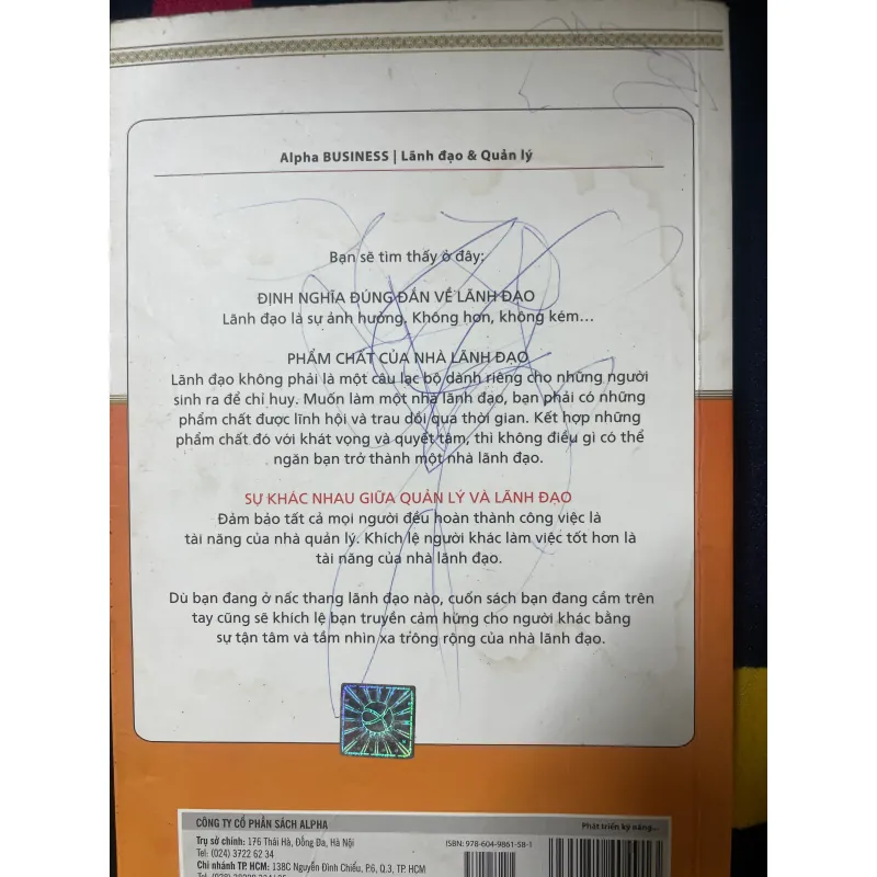 Sách Phát Triển Kỹ Năng Lãnh Đạo - John C. Maxwell mới 90% 1036018