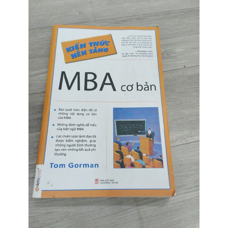 KIẾN THỨC NỀN TẢNG MBA cơ bản 23248