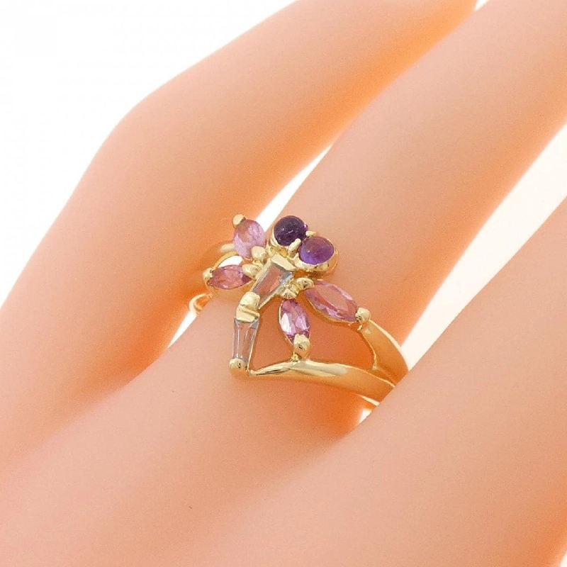 Nhẫn đá màu K18YG 669232