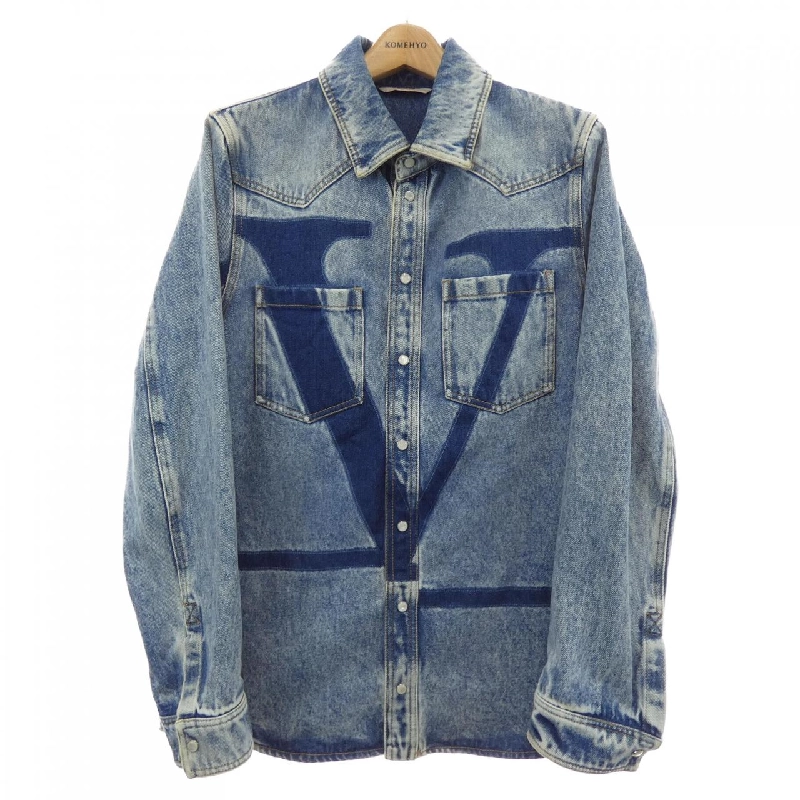 Áo khoác denim VALENTINO XV3DB01I847 - Hàng hiệu Authentic 894527