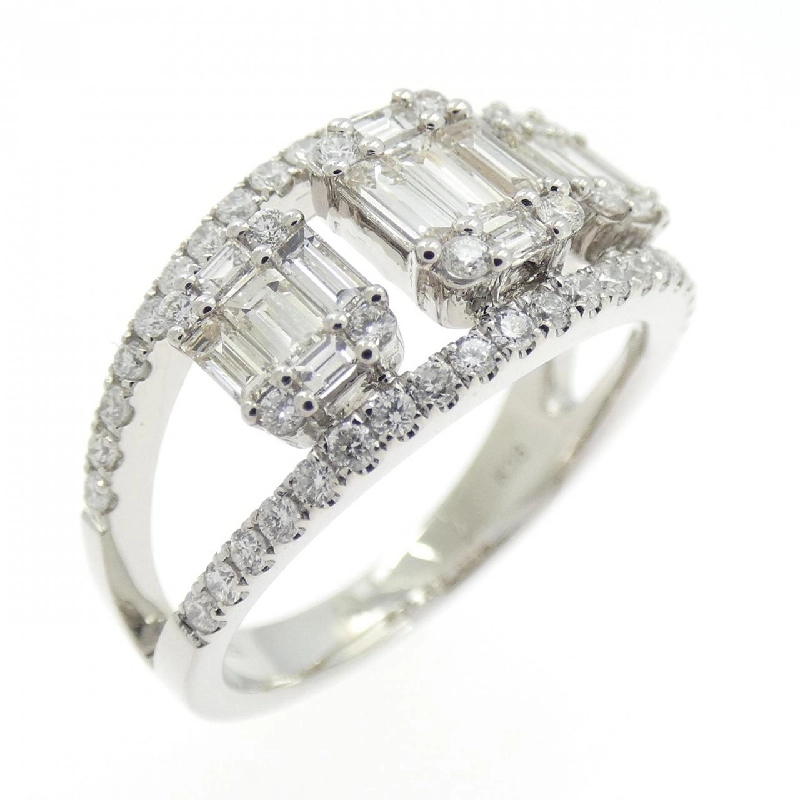 Nhẫn kim cương K18WG 1.009CT - Hàng hiệu Authentic 853113