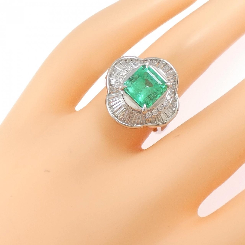 Nhẫn Emerald PT900 2.30CT - Hàng hiệu Chính hãng 853997