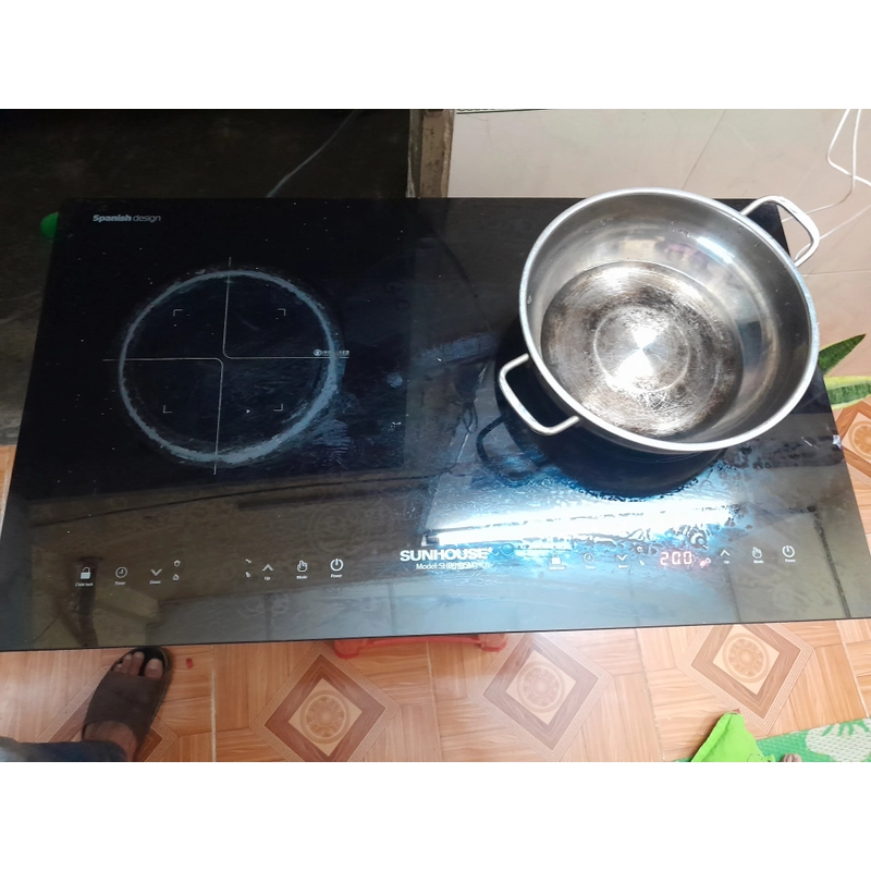 Thanh lí bếp điện đôi hồng ngoại Sunhouse ( mua mới 4tr)) 544971