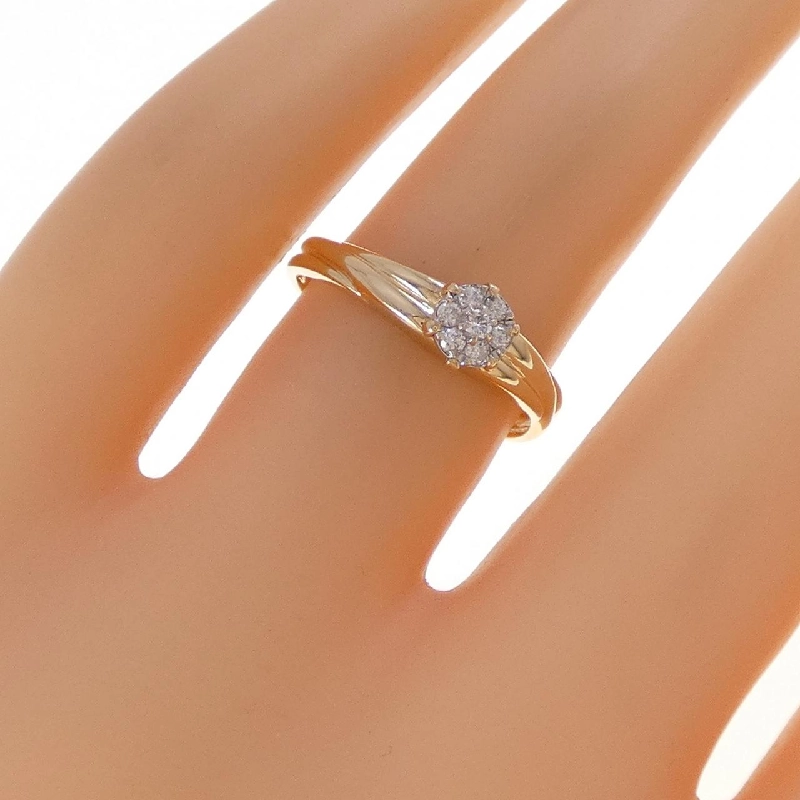 Nhẫn kim cương K18YG - Hàng hiệu Authentic 854855