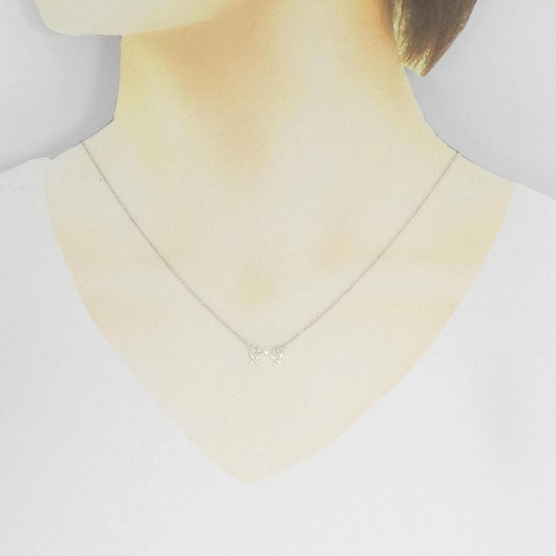 Dây chuyền Tiffany Double Loving Heart - Hàng hiệu Authentic 842713