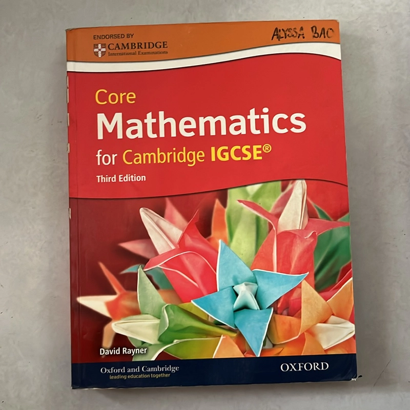 Core Mathematics for Cambridge IGCSE 533683