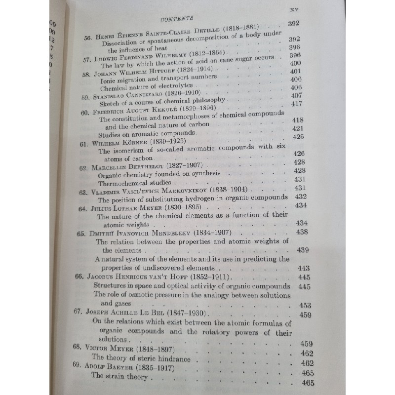 SOURCE BOOK IN CHEMISTRY 1400 - 1900 (LEICESTER & KLICKSTEIN) 120011