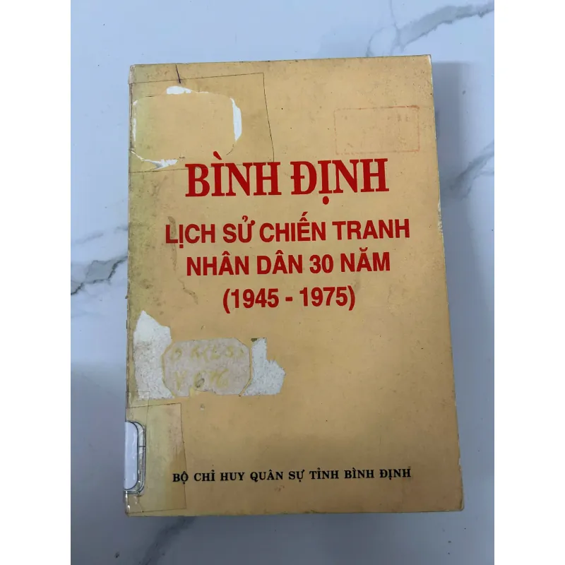 Bình Định – Lịch sử chiến tranh nhân dân 30 năm (1945–1975) – Bộ Chỉ huy Quân sự 758771