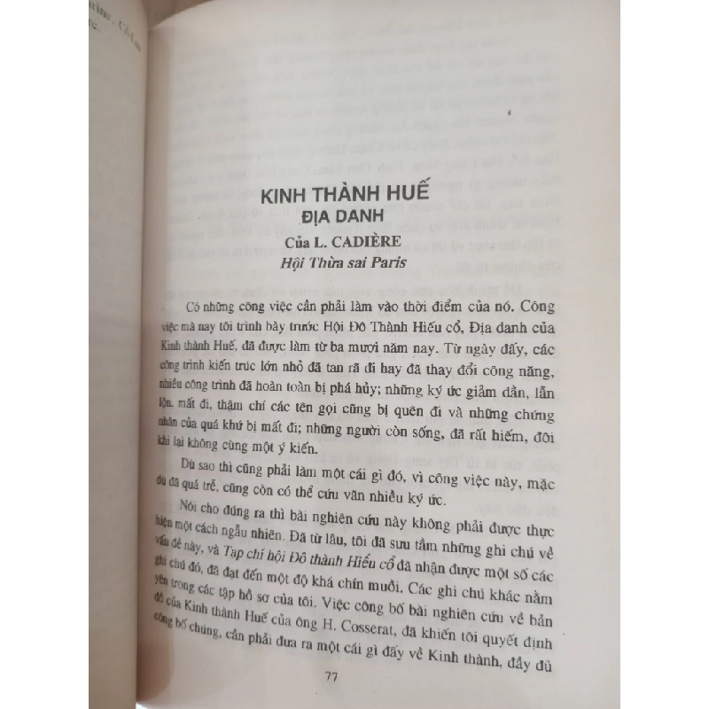 Kinh thành Huế-địa danh - Léopold Cadière 547894