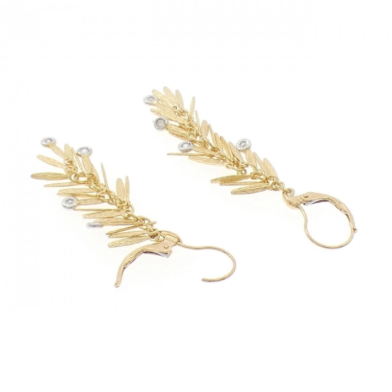 K18YG/K18WG Bông tai kim cương - Hàng hiệu Authentic 869265