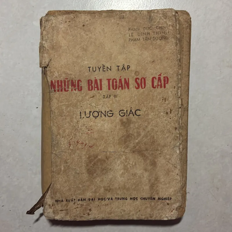 Tuyển tập những bài toán sơ cấp (Tập 2) - Lượng giác 799870
