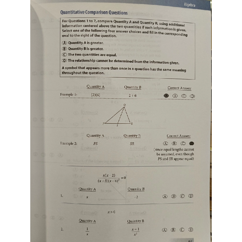 The People Who Make the Test: Offical GRE Quantitative Reasoning Practice Question Volume 1, Second Edition 449238