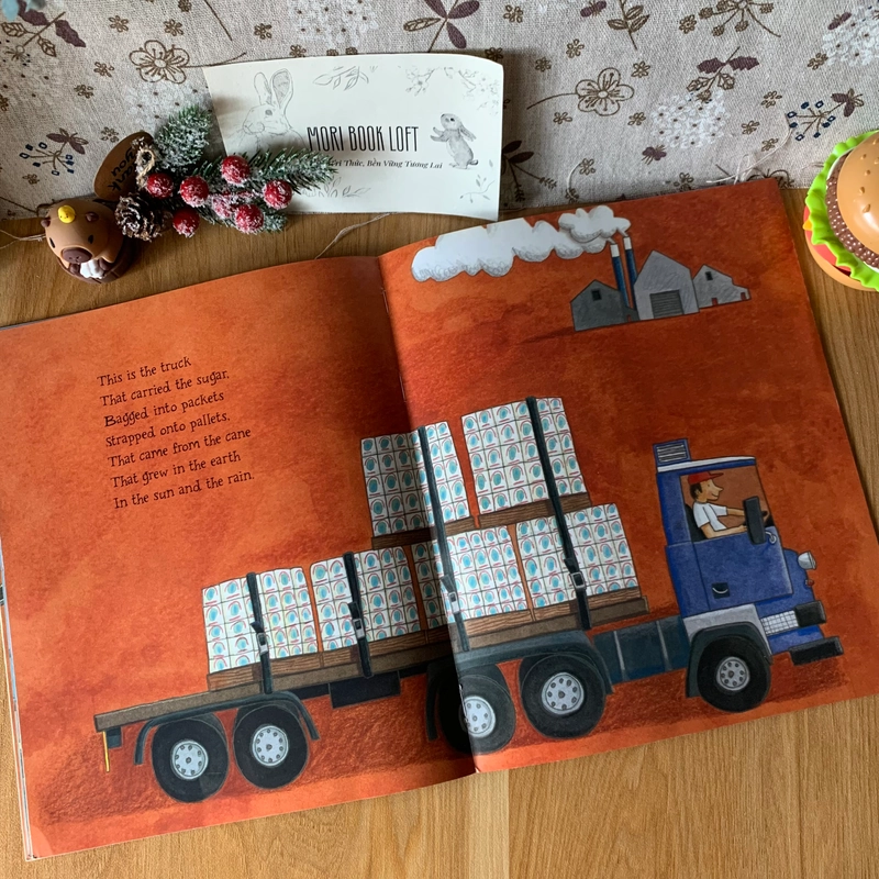 Sách tranh Sticky Jam: The Story of Sugar, Used, Picture Book For Kids 444083