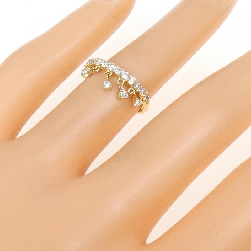 Nhẫn kim cương K18YG 0.36CT 672240