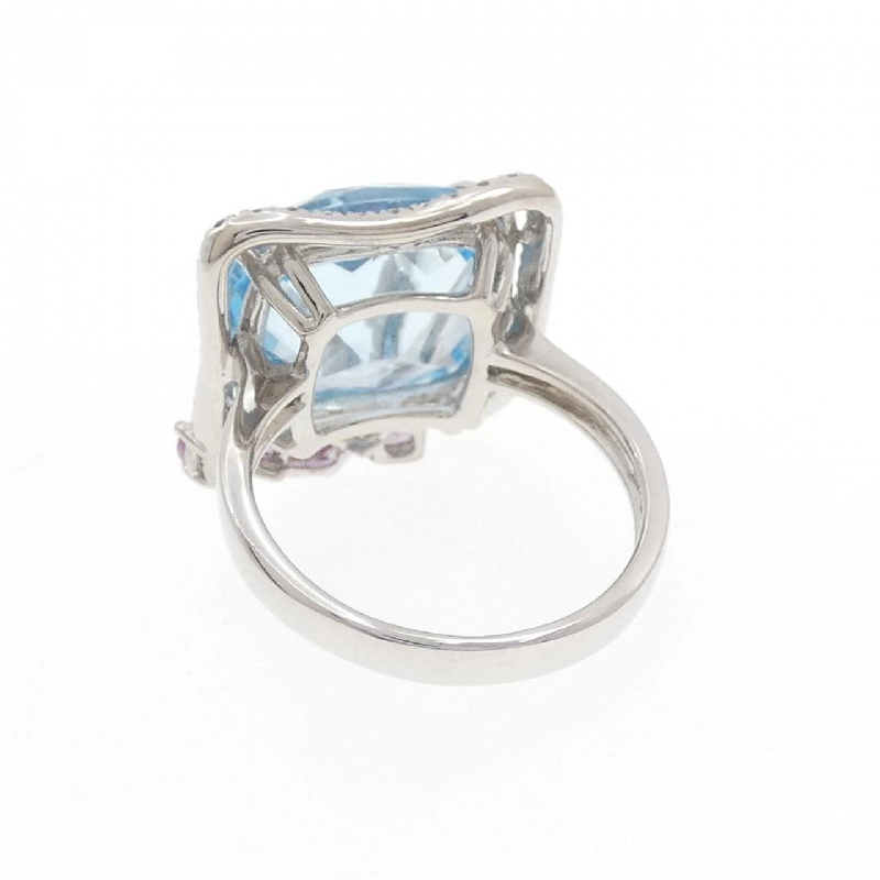 Nhẫn đá màu 750WG 668868