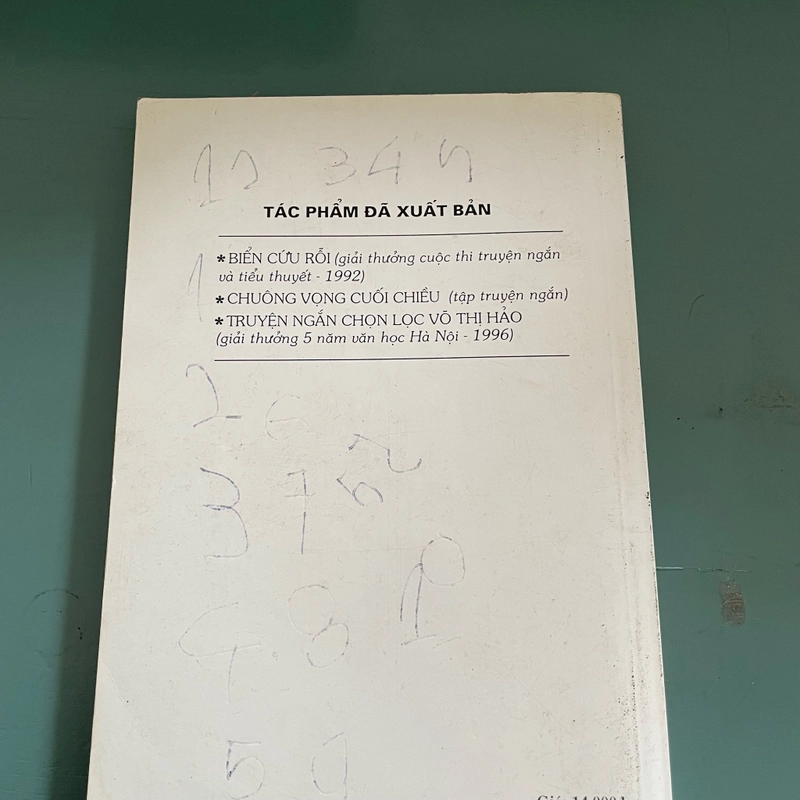 II Tựa sách: Ngậm Cười (Tập truyện ngắn) - Võ Thị Hảo - 1998 451892