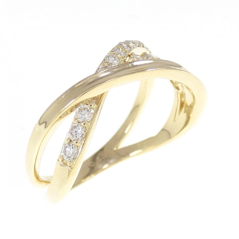 Nhẫn kim cương K18YG 0.45CT 665861