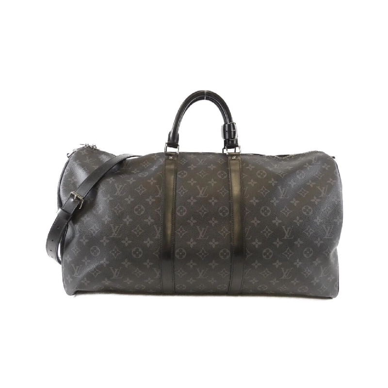Túi Boston Louis Vuitton Monogram Eclipse Keepall Bandoulière 55cm M40605 614674