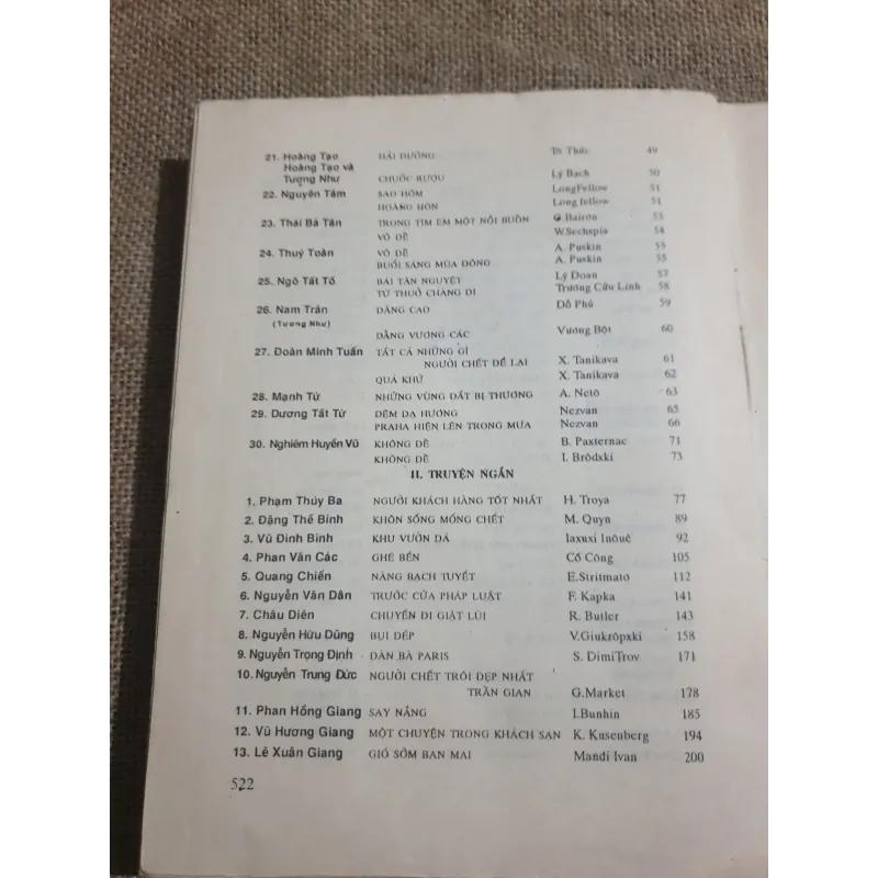 Văn học dịch - Vũ Thư Hiên , Huỳnh lý, Thế Lữ  1018600