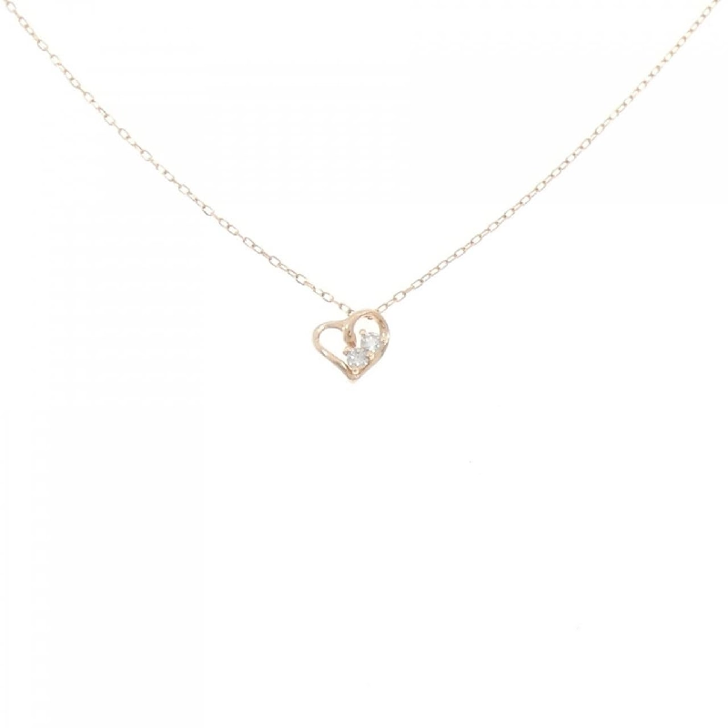 K10PG Dây chuyền kim cương hình trái tim 0.05CT - Hàng hiệu Chính hãng 856438