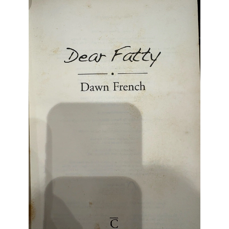 Dear fatty - Dawn French 995738