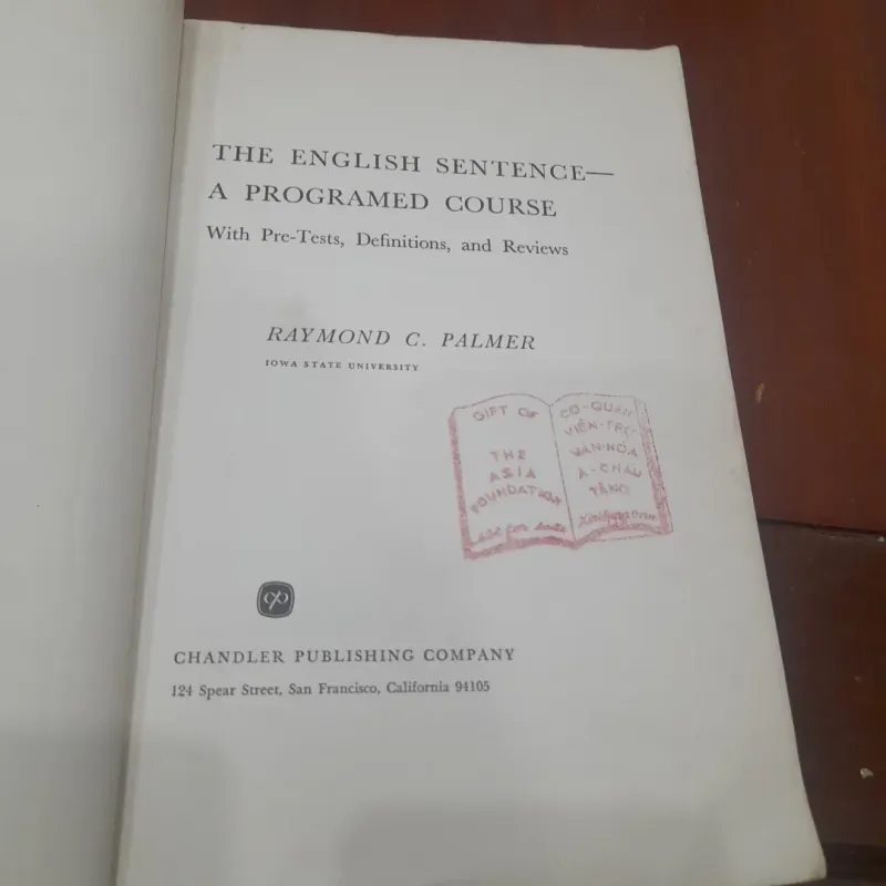 Raymond C. Palmer - THE ENGLISH SENTENCE, A PROGRAMED COURSE 798995