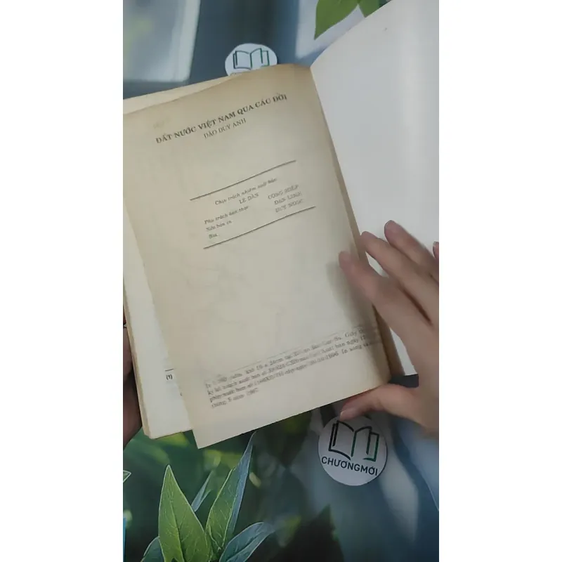 [MIỄN PHÍ BỌC SÁCH] [XƯA] Đất Nước Việt Nam Qua Các Đời (1997) - Đào Duy Anh 1018954