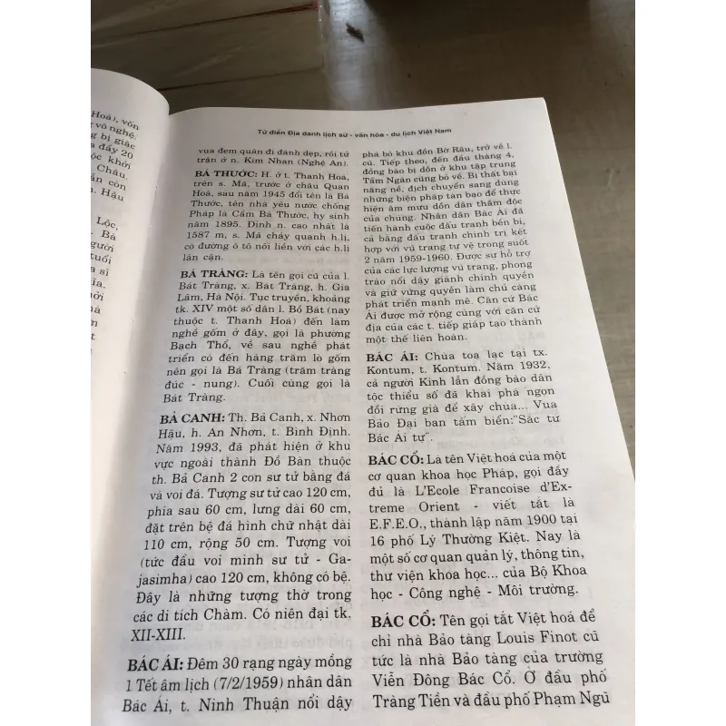 Từ điển địa danh lịch sử, văn hoá du lịch Việt Nam 781794