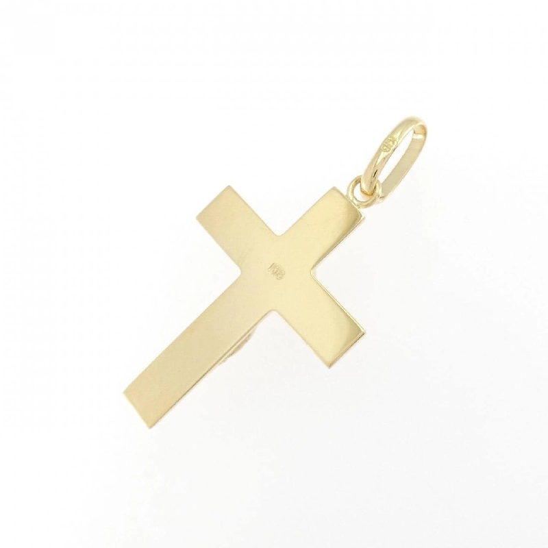 K18YG Mặt dây chuyền hình chữ thập - Hàng hiệu Chính hãng 863388