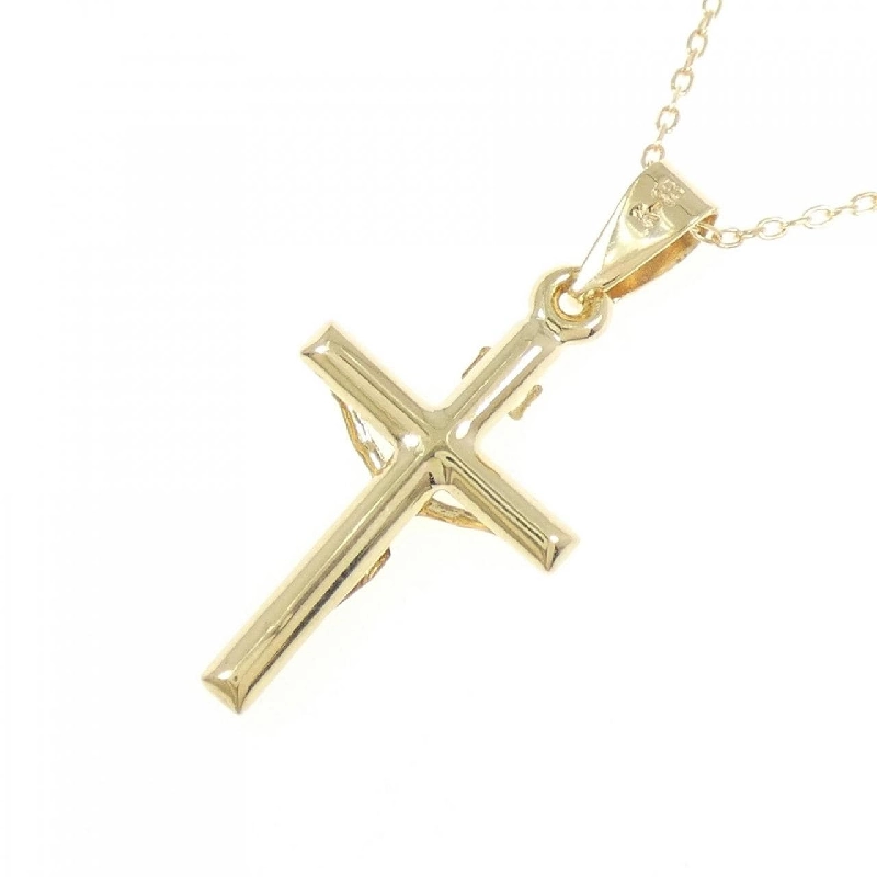 K18YG Dây chuyền hình chữ thập - Hàng hiệu Chính hãng 847376