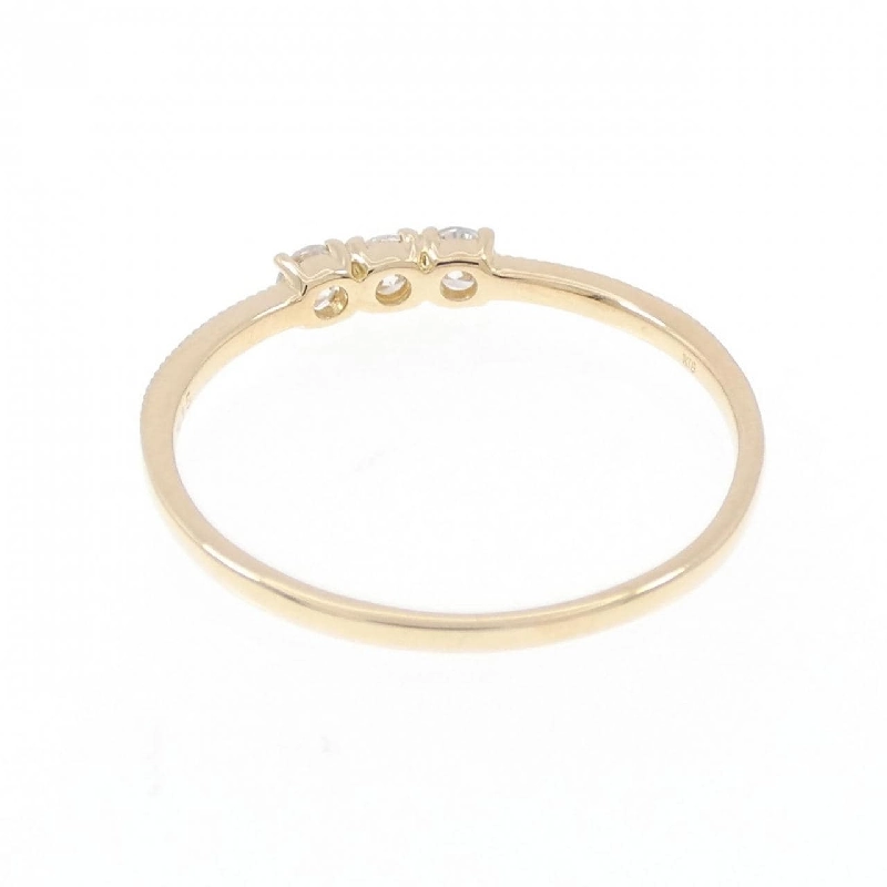 【Remake】Nhẫn kim cương K18YG 0.15CT 673538