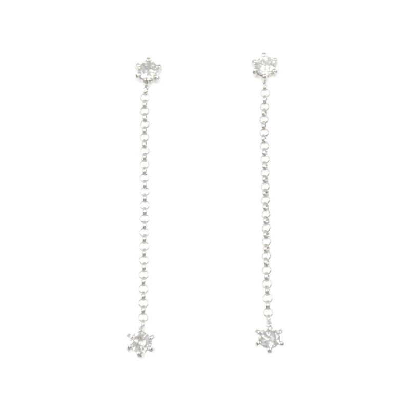 K18WG Bông tai kim cương 0.20CT - Hàng hiệu Chính hãng 869451