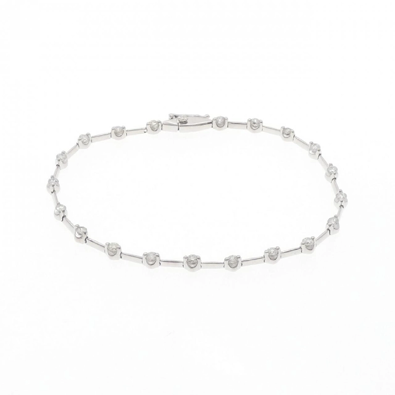 K18WG Vòng tay kim cương 1.00CT - Hàng hiệu Chính hãng 874303