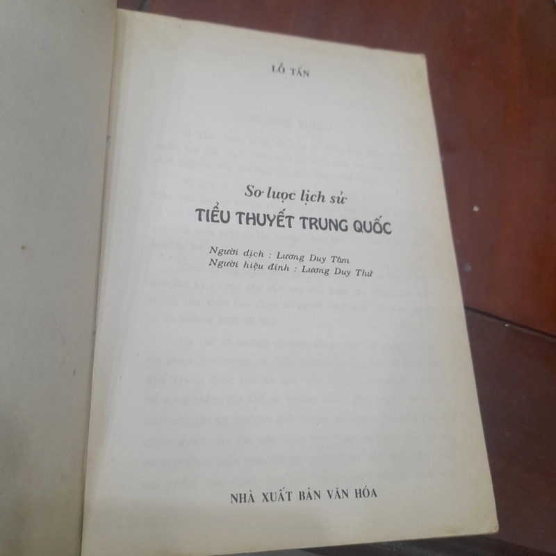 LỖ TẤN - Sơ lược lịch sử Tiều thuyết Trung Quốc 531091
