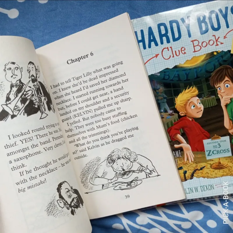 Combo 2 truyện luyện đọc Tiếng Anh, trinh thám thiếu nhi Hardy Boys, Popstar's Wedding 711898