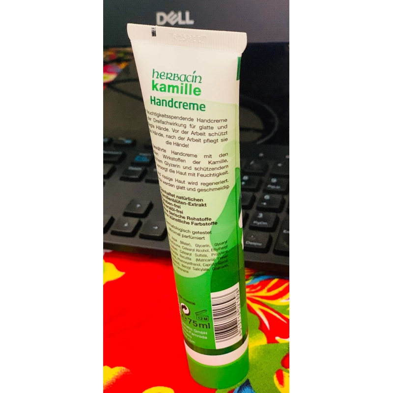 Kem dưỡng da tay Herbacin Kamille hoa cúc 75ml hàng xách tay Đức 457904