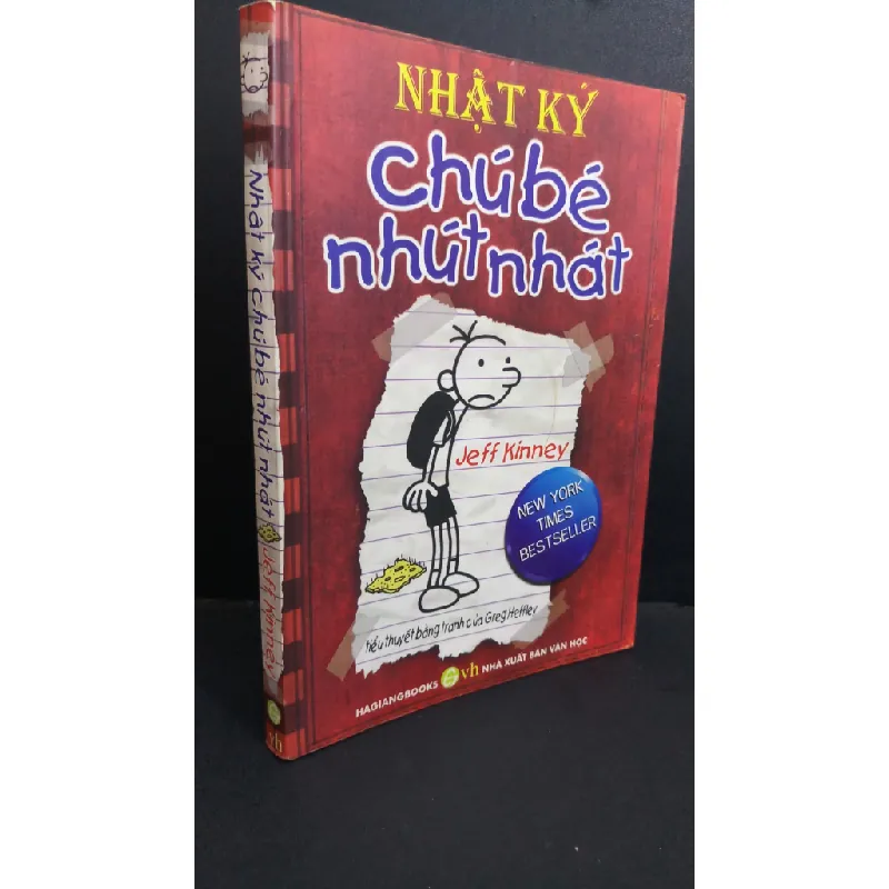 [Sách Cũ SCGR] Nhật ký chú bé nhút nhát mới 80% có chữ ký, bẩn bìa, ố nhẹ 2010 HCM2811 Jeff Kinney VĂN HỌC 679343