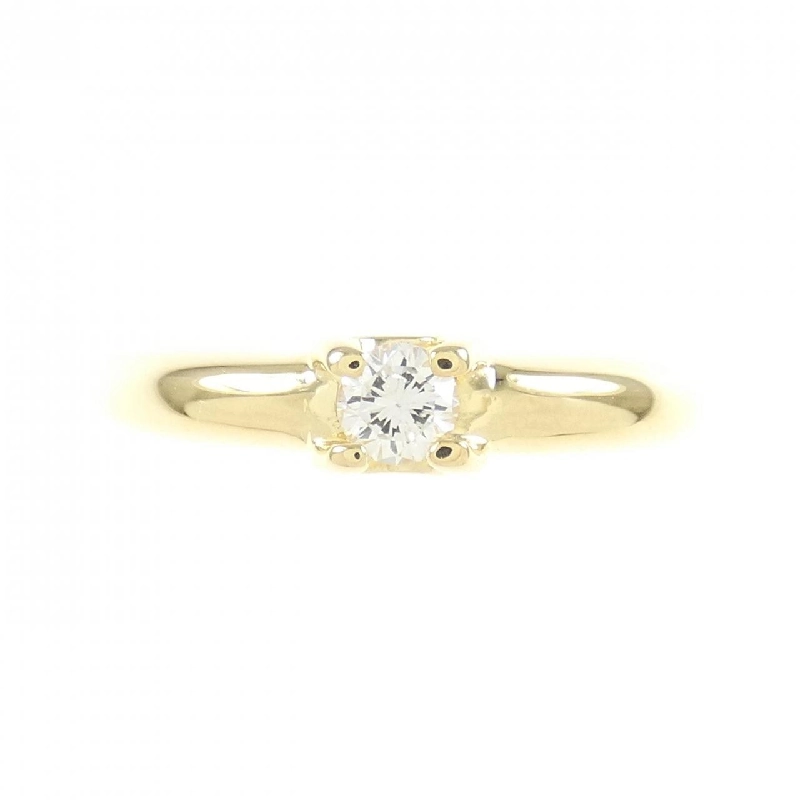 Nhẫn kim cương Solitaire K18YG 0.17CT 672705