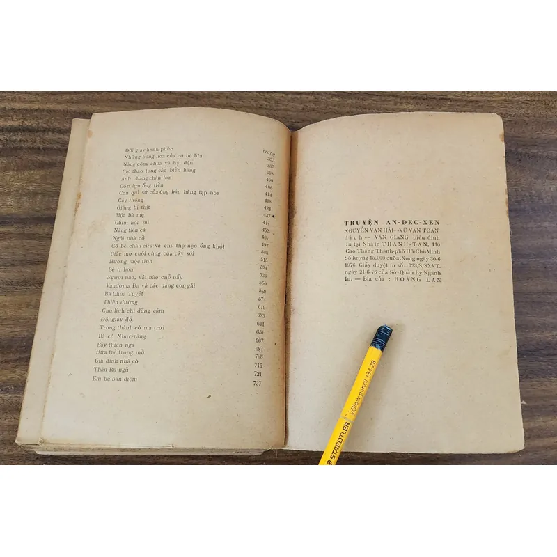 TRUYỆN CỔ ANDERSEN - Bản in 1976 (741 trang) 732010