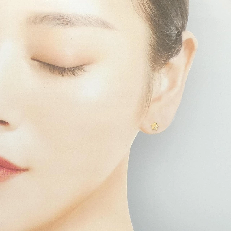 K18YG Bông tai Kim cương 0.02CT - Hàng hiệu Chính hãng 873077