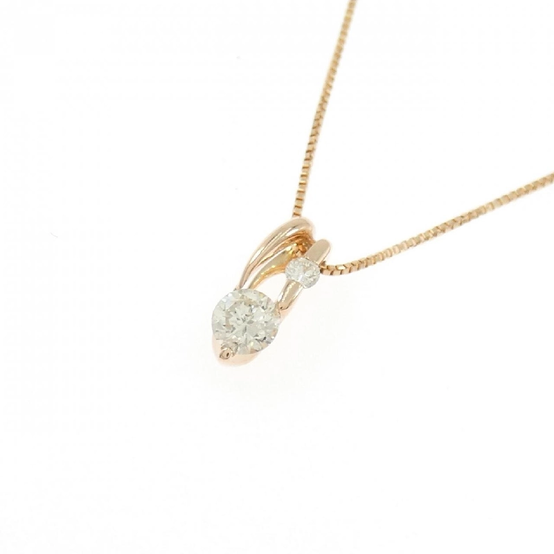 K18PG Dây chuyền kim cương 0.18CT - Hàng hiệu Chính hãng 864613