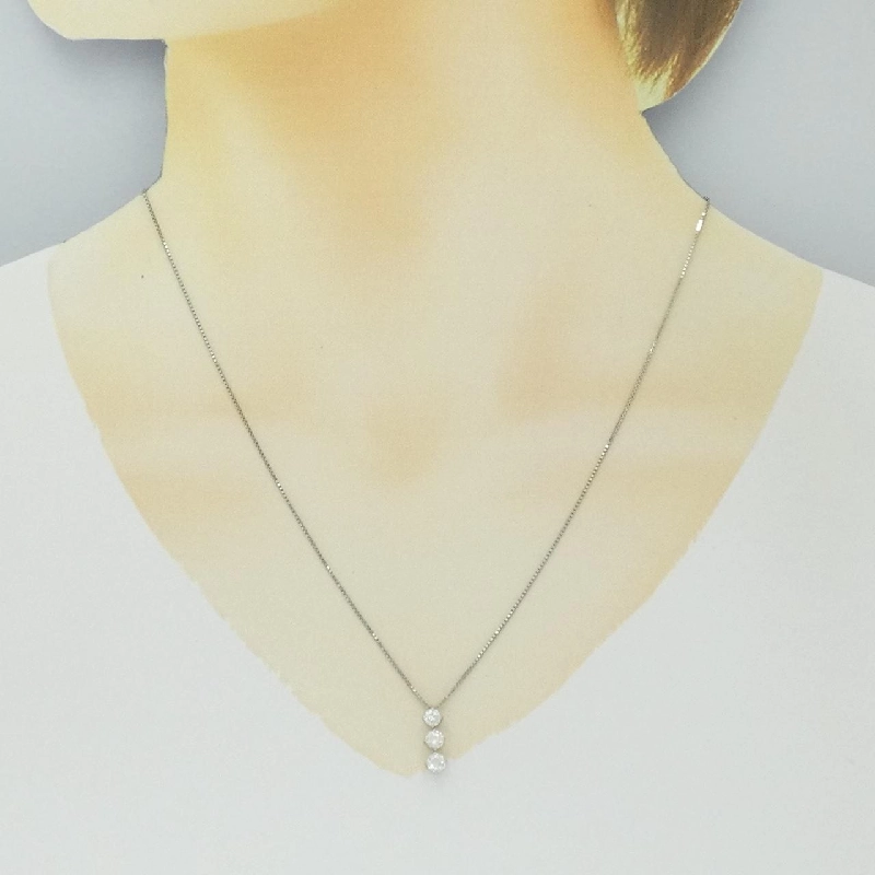 Trilogy Diamond Necklace 0.500CT - Hàng hiệu Authentic 841479