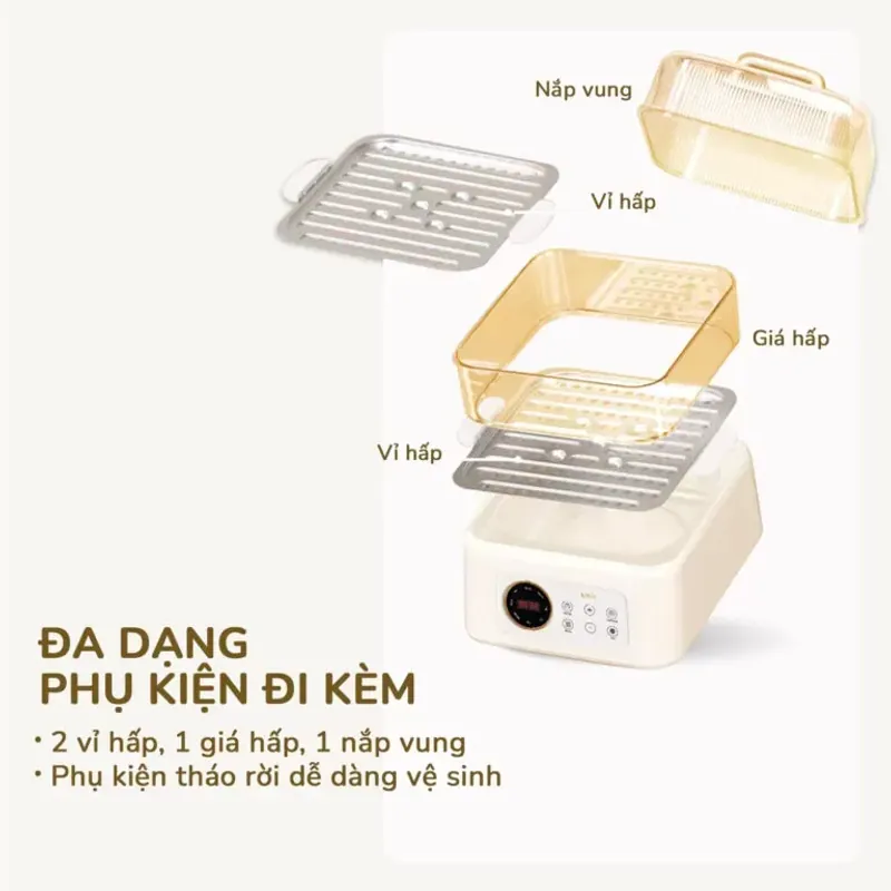 🍲 Nồi lẩu UNIE UE668 – 8 chức năng nấu tự động, dung tích 10L, lẩu thơm ngon mỗi ngày! 715153