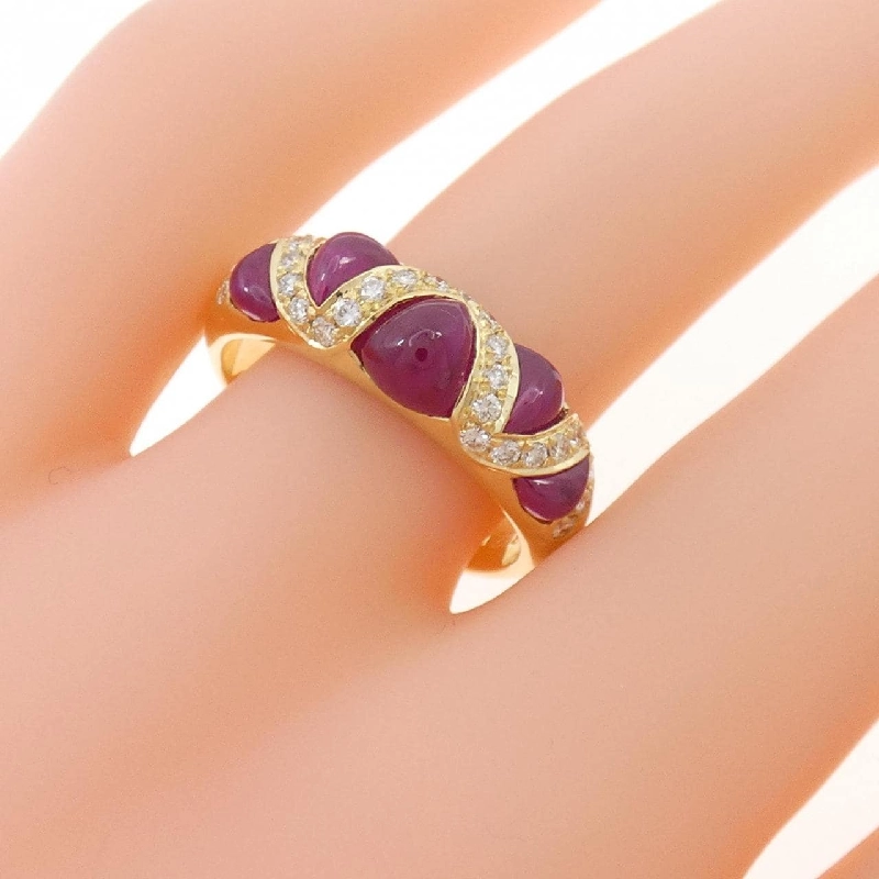 Nhẫn Ruby K18YG 2.11CT - Hàng hiệu Chính hãng 845643
